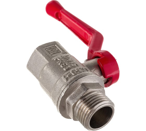 Шаровой кран VALFEX PREMIUM для воды, 1/2" ВР/НР, рычаг VF.215.NR1.012.PREMIUM