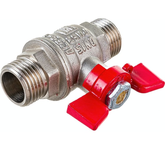 Шаровой кран VALFEX PREMIUM для воды, 1/2" НР/НР, бабочка VF.219.NB1.012.PREMIUM