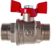 Шаровой кран VALFEX PREMIUM для воды, 3/4" НР/НР, бабочка VF.219.NB1.034.PREMIUM