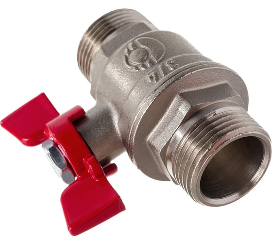 Шаровой кран VALFEX PREMIUM для воды, 3/4" НР/НР, бабочка VF.219.NB1.034.PREMIUM