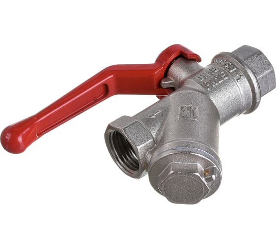 Шаровой кран с фильтром VALFEX PREMIUM для воды, 1/2" ВР/ВР, рычаг VF.292.NR1.012.PREMIUM