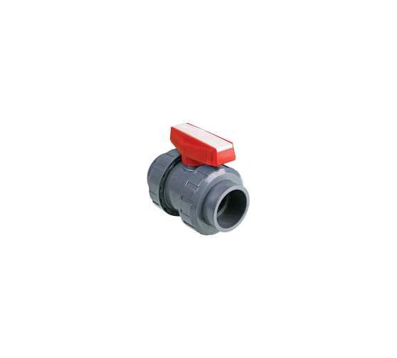 Кран шаровой PIMTAS ПВХ 63 под клей, PTFE/EPDM, Турция 205 00 063 2 ТСК0006П