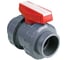 Кран шаровой PIMTAS ПВХ, 32 мм, под клеевое соединение, PTFE/EPDM, Турция 205 00 032 2 ТСК0003П 1