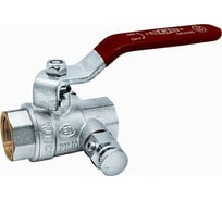 Кран шаровой KROMWELL Grand c дренажём 3/4" ВР-ВР ручка - усиленный рычаг EU.YT1016042 34_k