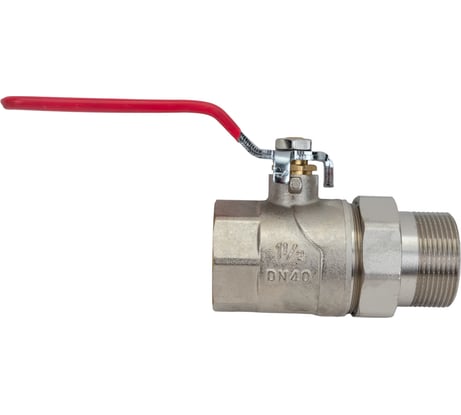Кран шаровой KROMWELL с полусгоном (ручка-усиленный рычаг) 1 1/2" ВР-НР EU.YT1287070 112_k