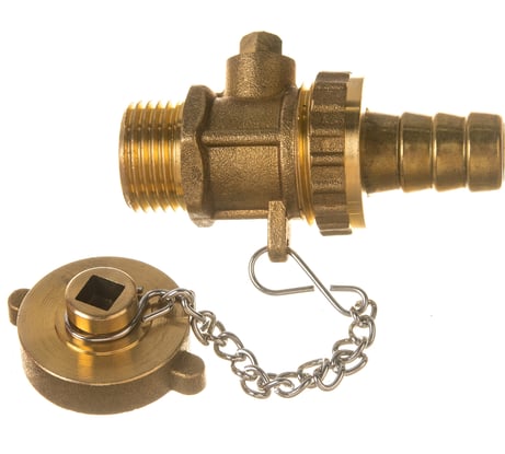 Шаровой кран EUROS дренажный с пробкой 1/2" НР Арт.:EU.ST1058035 12