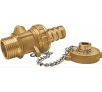 Шаровой кран EUROS дренажный с пробкой, 1/2" НР EU.YT1058035 12_k