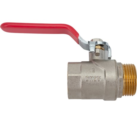 Кран шаровой KROMWELL (ручка - усиленный рычаг) 1" внутренняя - наружная резьба EU.YT1283050 1_k