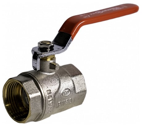 Шаровой кран KROMWELL EUROS ручка - усиленный рычаг 3/4" внутренняя - внутренняя резьба EU.YT1282040 34_k