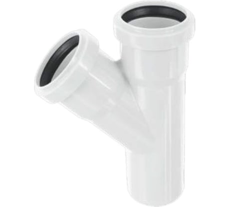 Тройник ХЕМКОР НПВХ 50x50 45 градусов ВК ШУМЭКС 2391060 46596