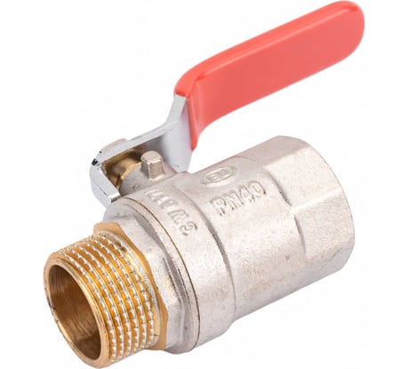 Кран шаровой KROMWELL (ручка - усиленный рычаг) 3/4" внутренняя - наружная резьба EU.YT1283040 34_k