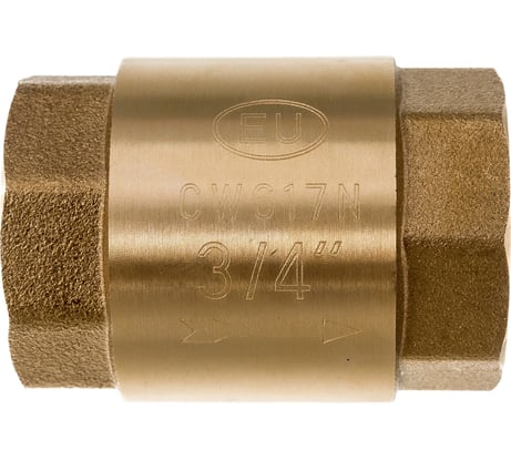 Клапан обратный KROMWELL с латунным золотником 3/4" EU.YT4056045 34_k