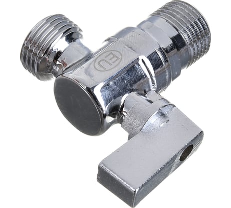 Шаровой кран KROMWELL угловой для подключения сантехнических приборов 1/2" x 1/2" НР-НР EU.YT5055030 12x12_k