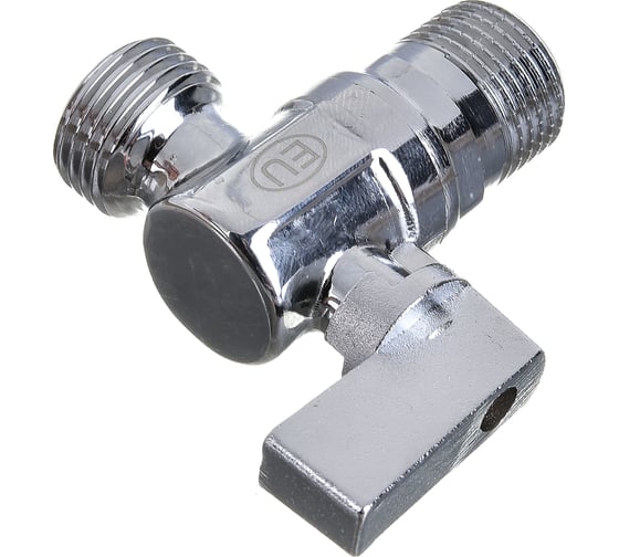 Шаровой кран KROMWELL угловой для подключения сантехнических приборов 1/2" x 1/2" НР-НР EU.YT5055030 12x12_k 1