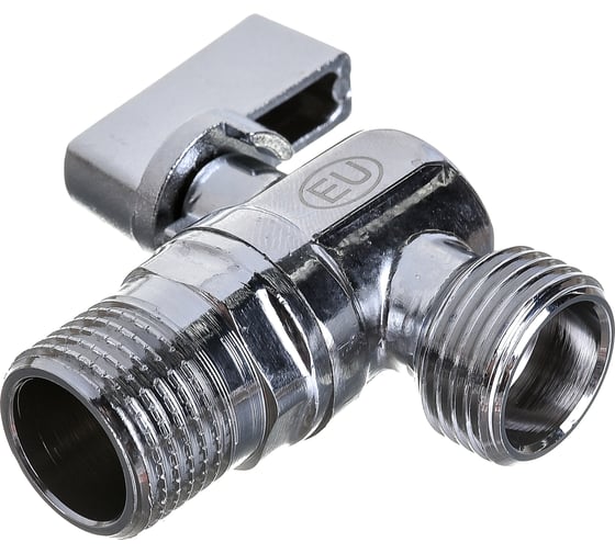 Шаровой кран KROMWELL угловой для подключения сантехнических приборов 1/2" x 1/2" НР-НР EU.YT5055030 12x12_k