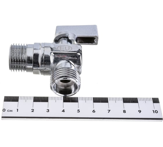 Шаровой кран KROMWELL угловой для подключения сантехнических приборов 1/2" x 1/2" НР-НР EU.YT5055030 12x12_k