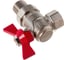 Шаровой кран KROMWELL Grand угловой с американкой ручка-бабочка 1/2" ВР-НР EU.YT1288030 12_k 4