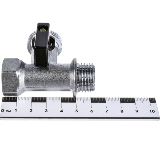 Шаровой кран EUROS для подключения сантехнических приборов 1/2"x3/4"x1/2" ВР-НР-НР EU.YT5014235 12x34x12_k