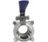 Кран шаровый NEWKEY муфтовый под привод, нержавеющий, 3PC, AISI316, DN100, CF8M, PN25 NK-BMTp100/6 1