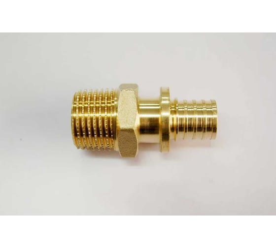 Переходник с наружной резьбой HEWAI 16x1/2", латунь, 2 шт. 020701