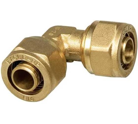 Угольник компрессионный равнопроходный BYR PEX 32x3.0 мм, 35 шт. 1603-35