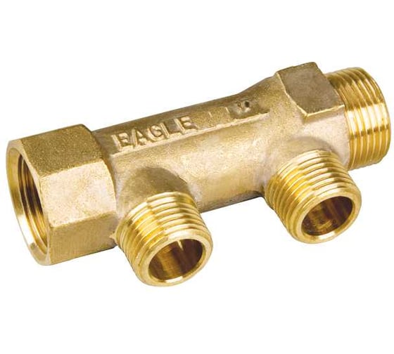 Коллектор со штуцером с наружной резьбой BYR PEX 1-Т3-1/2 (45 шт) 2533-45