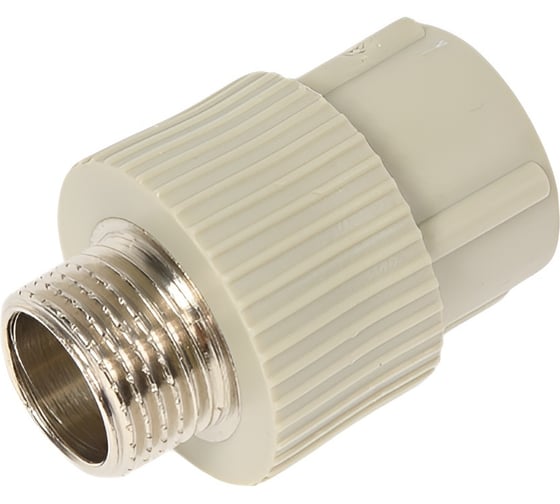 Муфта комбинированная TEBO PPR 32x1" НР серый 031023609