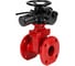 Задвижка клиновая DN.ru 30ч939р GGG50-GGG50-EPDM-RED Ду50 Ру10/16 фланцевая, c ОСТ-фланцем тип А, цвет - красный, с электроприводом JW-007-380V D040-11399 1