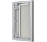 Люк ревизионный скрытого монтажа алюминиевый EVECS D Ceramo Optimum 300x500 мм, петля D3050 Ceramo Optimum 3