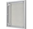 Люк ревизионный скрытого монтажа алюминиевый EVECS D Ceramo Optimum 500x600 мм, петля D5060 Ceramo Optimum 4