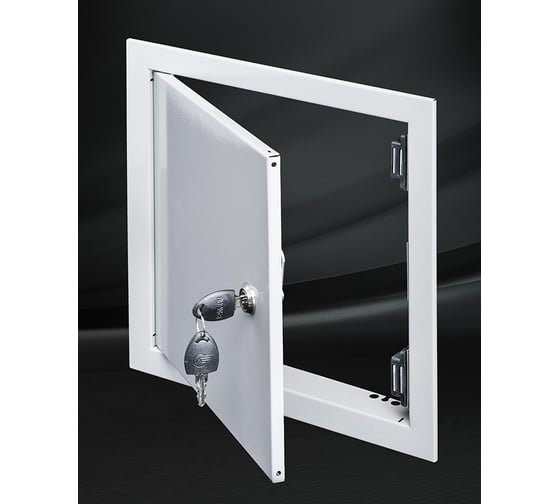 Ревизионная металлическая люк-дверца ВИЕНТО с замком 150x150 ДР1515МЗ