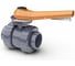 Кран шаровой HIDROTEN ПВХ 63 под клей, с триггером, PTFE/EPDM, Испания 1011759 СК0006ТГ_И 1