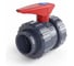 Кран шаровой HIDROTEN ПВХ 75 под клей, PE/EPDM, Испания 1011080 СК0007_И 1