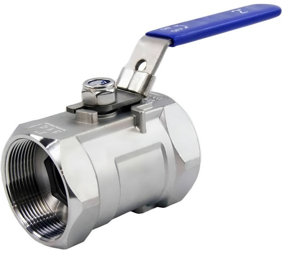 Кран шаровой DN.ru 316-316-PTFE-SP-T-H 2 Ду50 Ру63 WDVF неполнопроходной, резьбовой, с рукояткой D160-90439