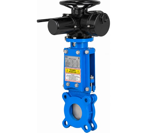 Задвижка шиберная DN.ru GGG40-304-EPDM-2W-Fb-ОСТ Ду125, Ру10, WENZ, двусторонняя, межфланцевая, ОСТ-фланец тип АК (А), электропривод JW-010-380V D040-11361