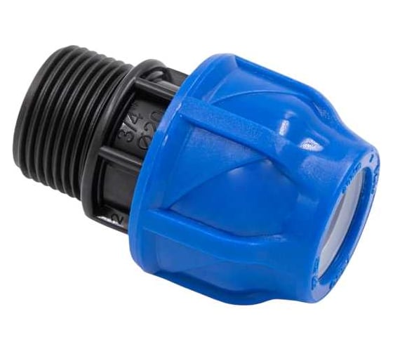 Муфта ПоливНаДаче ПНД 20х3/4 с наружной резьбой PND-MF-20-34HP