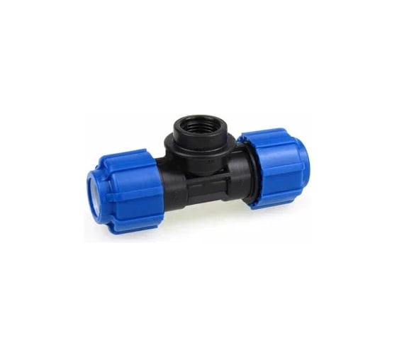 Тройник ПНД ПоливНаДаче PND-TR-25-12, 25x1/2x25, с внутренней резьбой