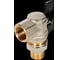 Кран шаровой угловой BUGATTI Oregon 05940005, с полусгоном, ручка-бабочка RG008TC8L6V8F7 1