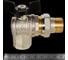 Кран шаровой угловой BUGATTI Oregon 05940005, с полусгоном, ручка-бабочка RG008TC8L6V8F7 3