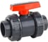 Кран шаровой ERA ПВХ 50 под клей, PTFE/EPDM, , Китай UTB01 ХСК0005П 1