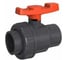 Кран шаровой ERA ПВХ 63 под клей, разборный с одной стороны, PTFE/EPDM, , Китай USU05 ХСК0006_РО 1