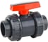 Кран шаровой ERA ПВХ 63 под клей, PTFE/EPDM, , Китай UTB01 ХСК0006П 1
