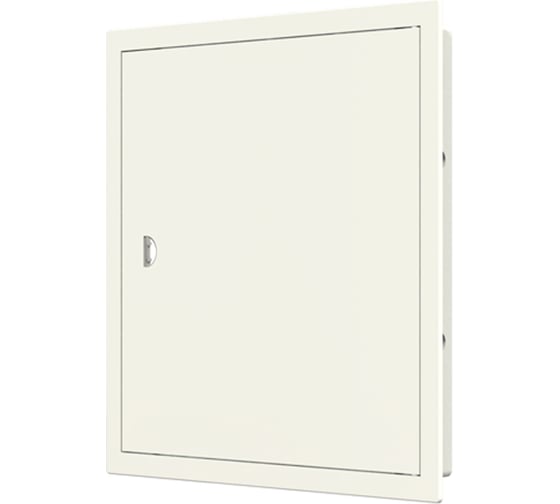 Люк ревизионный ERA ЛР, фланец 246x246, ручка, 268x268, пластик, ivory EVECS Л2525Р Ivory