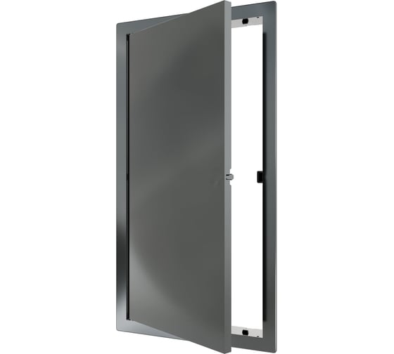 Люк ревизионный ERA LN, фланец 150x300, нажимной, 172x322, пластик, gray EVECS L1530N gray