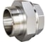 Сгон разъемный (американка) LD Pride DN40 (1 1/2), ВР/НР, латунь, никель, в упаковке LD.67.590.40 1