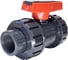Кран шаровой ПВХ ERA 1, с внутренней резьбой, PTFE/EPDM, Китай UTB01 ХСК0030П 1