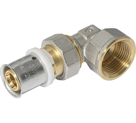 Американка угловая Comisa, пресс, ф16x2-1/2, наружная, Италия 8734160