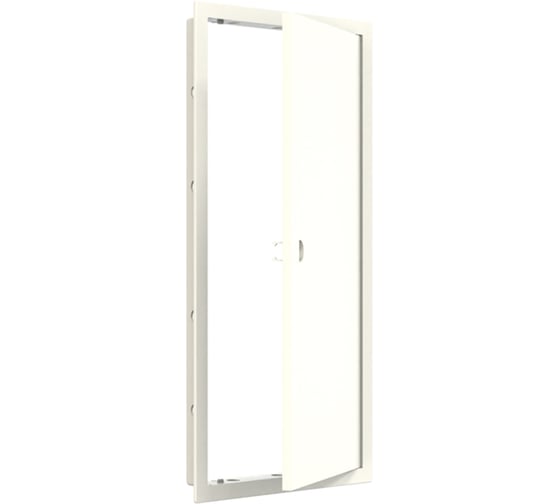 Люк ревизионный ERA ЛР фланец 196x396, ручка 218x418, пластик Ivory EVECS Л2040Р Ivory