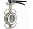 Затвор дисковый поворотный DN.ru 316L-316L-EPDM-2W-Fb-H Ду 80, Ру 16, межфланцевый, с рукояткой D050-122923 1