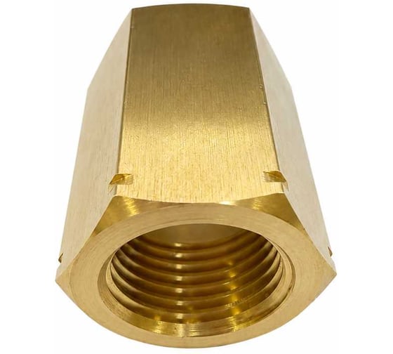 Переходник(муфта) BD латунный G1/2(вну)LH-G1/2(вну)RH 1111